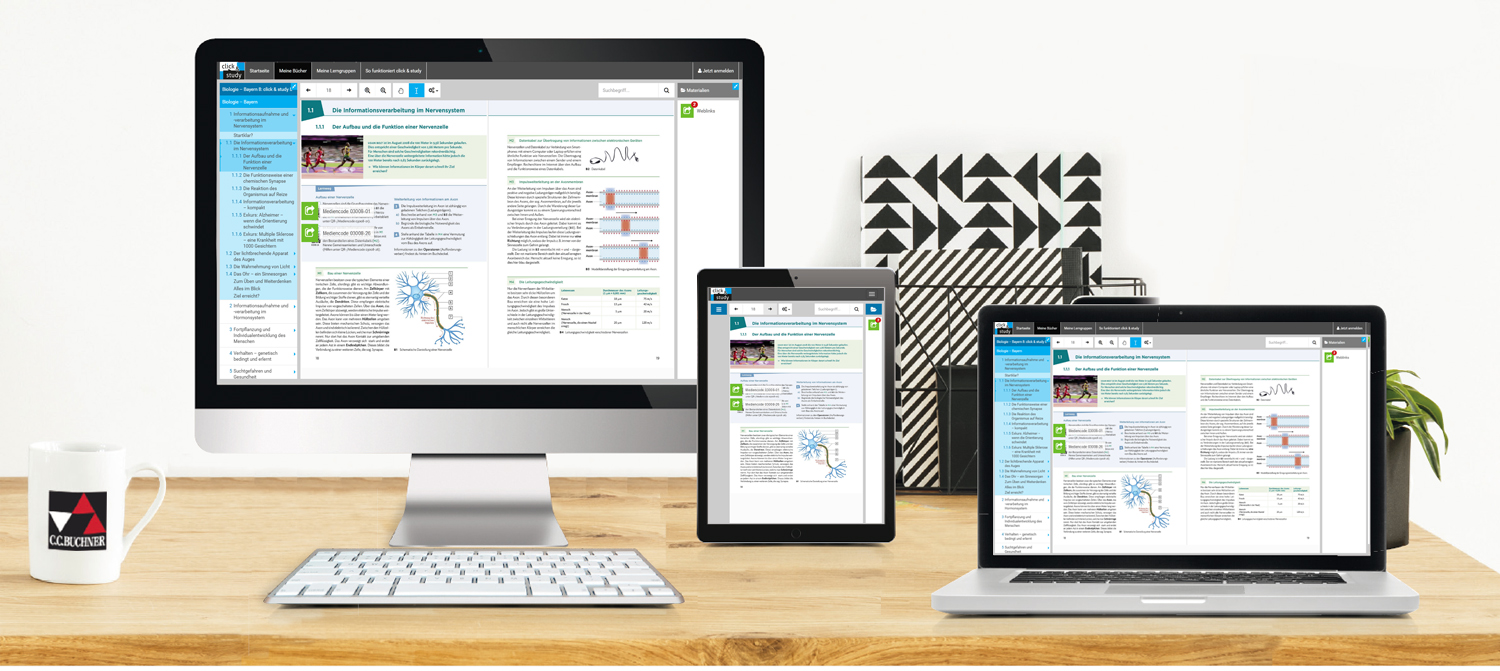 Digitales Schulbuch click & study